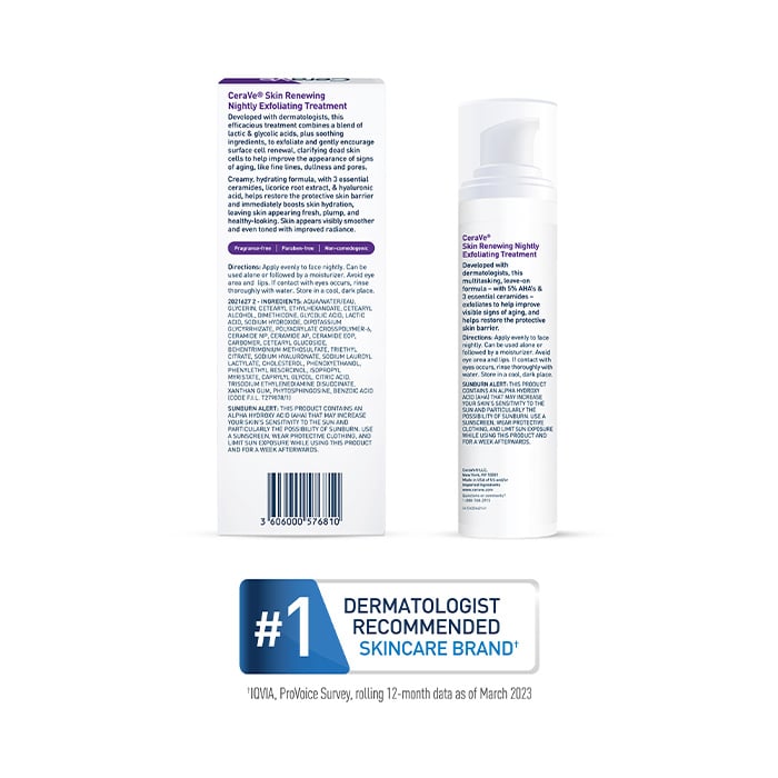 Skin Renewing Nightly Exfoliating Treatment | AHA Night Serum - Image 6