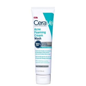 Acne Foaming Cream Wash with Benzoyl Peroxide