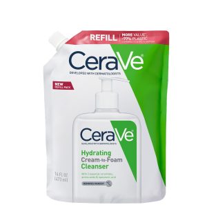 Hydrating Cream-to-Foam Facial Cleanser Refill Pouch | Cerave