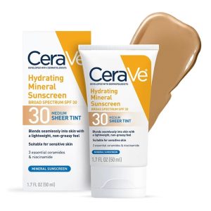 Hydrating Mineral Tinted Sunscreen for Face SPF 30
